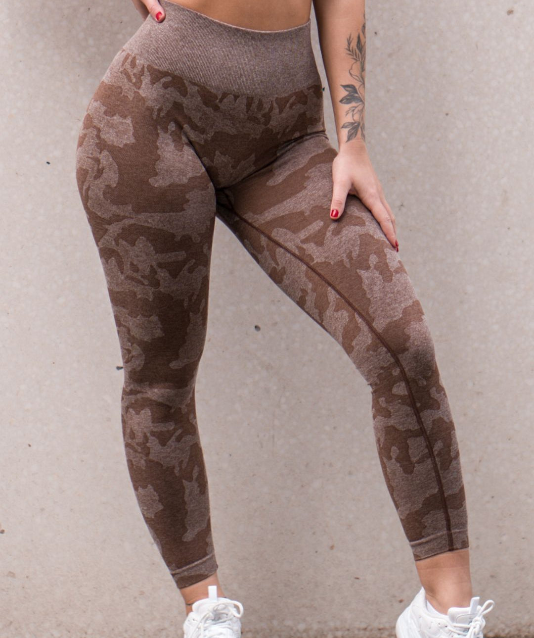 Brown 2024 camo leggings