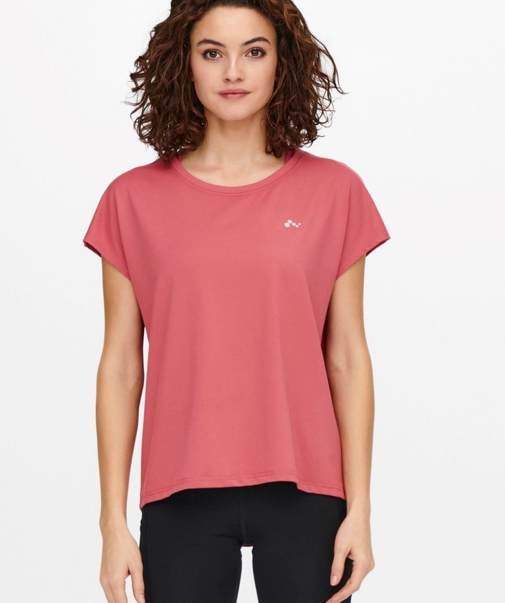 Only Play - (Holly Train Tee Aubree SS Berry) Loose